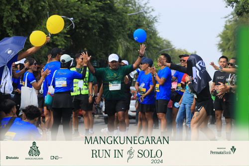 Race photo from Mangkunegaran Run 2024