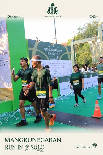 Race photo from Mangkunegaran Run 2024
