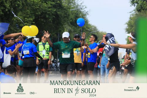 Race photo from Mangkunegaran Run 2024