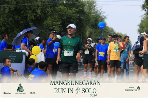 Race photo from Mangkunegaran Run 2024