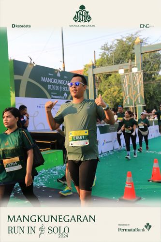 Race photo from Mangkunegaran Run 2024