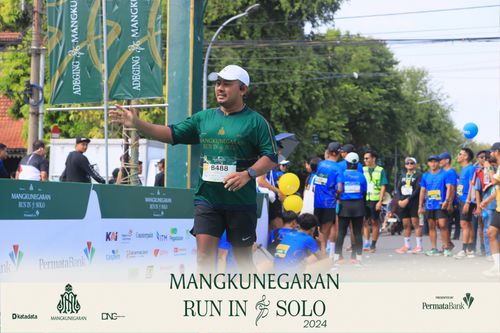 Race photo from Mangkunegaran Run 2024
