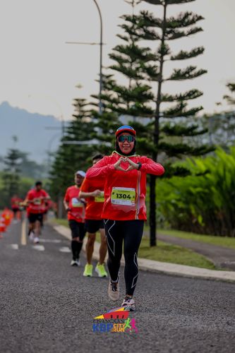 Race photo from CISANGKAN KBP CITY RUN 2025
