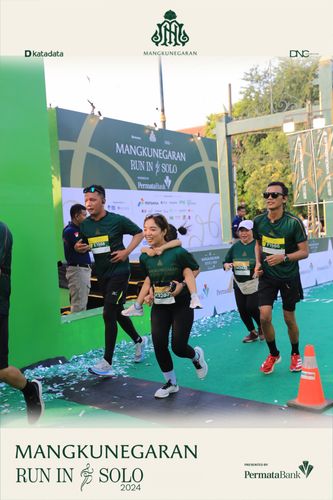 Race photo from Mangkunegaran Run 2024
