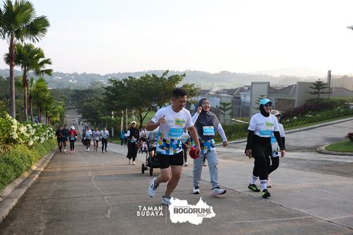 Race photo from Taman Budaya x BOGORUN 2025
