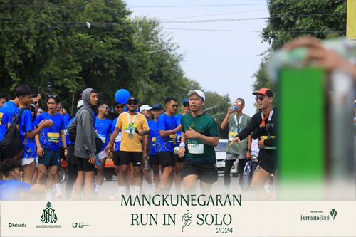 Race photo from Mangkunegaran Run 2024