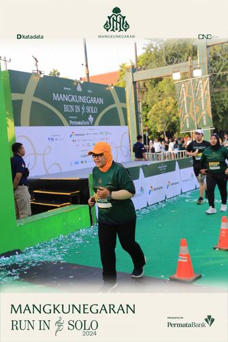 Race photo from Mangkunegaran Run 2024