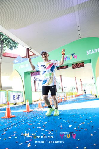 Race photo from BAF LIONS RUN 2024