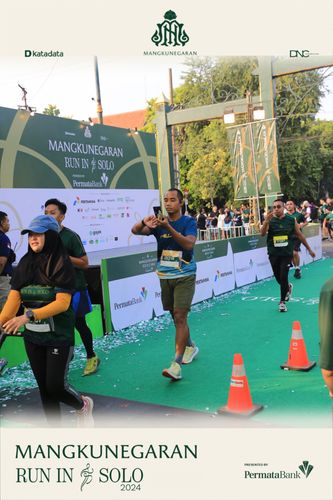 Race photo from Mangkunegaran Run 2024