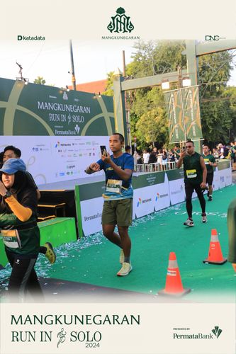Race photo from Mangkunegaran Run 2024