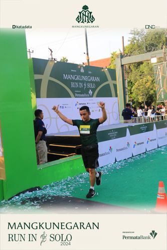 Race photo from Mangkunegaran Run 2024