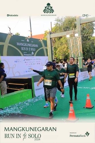 Race photo from Mangkunegaran Run 2024