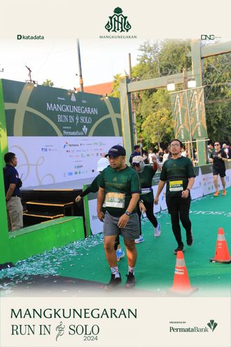 Race photo from Mangkunegaran Run 2024