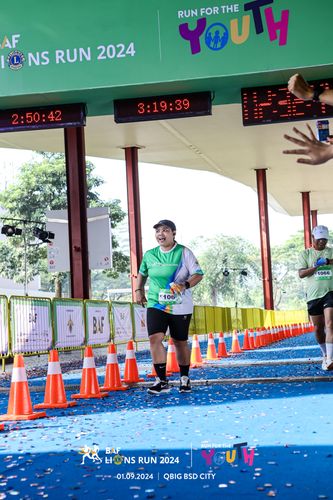 Race photo from BAF LIONS RUN 2024