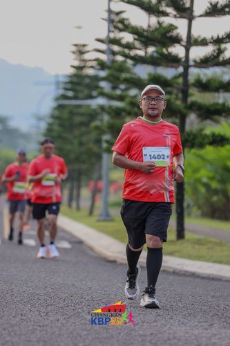 Race photo from CISANGKAN KBP CITY RUN 2025