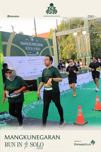 Race photo from Mangkunegaran Run 2024