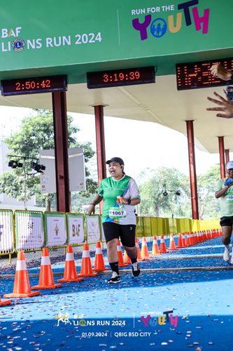 Race photo from BAF LIONS RUN 2024