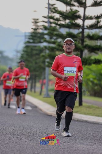 Race photo from CISANGKAN KBP CITY RUN 2025