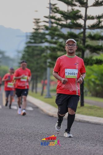 Race photo from CISANGKAN KBP CITY RUN 2025