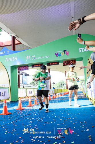 Race photo from BAF LIONS RUN 2024
