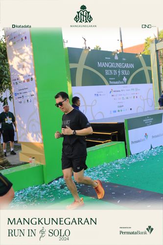 Race photo from Mangkunegaran Run 2024