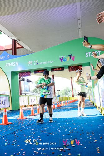 Race photo from BAF LIONS RUN 2024