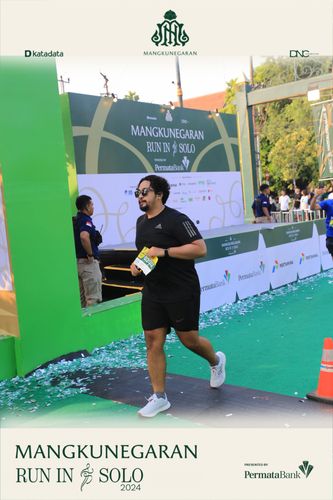 Race photo from Mangkunegaran Run 2024