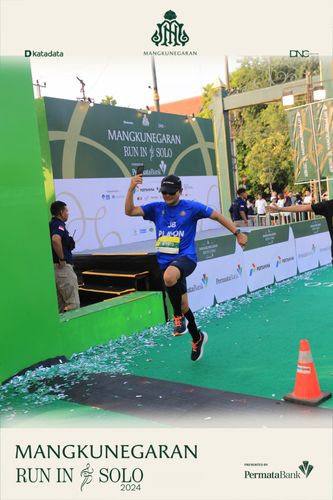 Race photo from Mangkunegaran Run 2024
