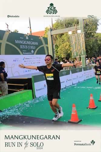 Race photo from Mangkunegaran Run 2024
