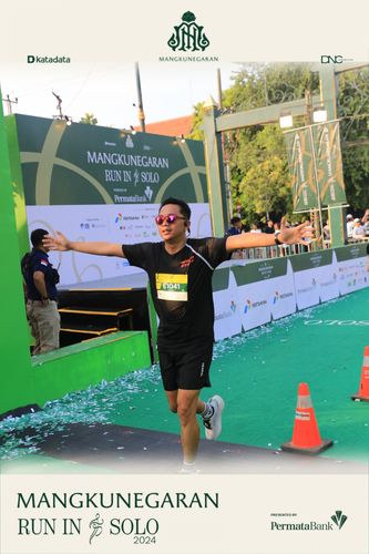 Race photo from Mangkunegaran Run 2024