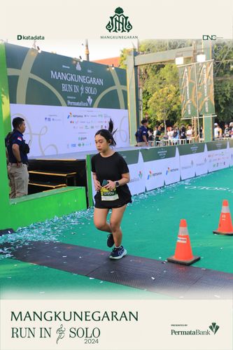 Race photo from Mangkunegaran Run 2024