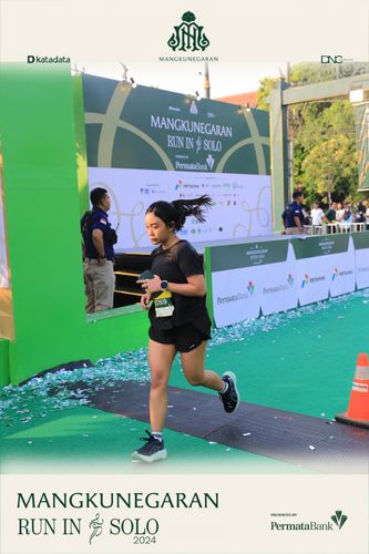 Race photo from Mangkunegaran Run 2024