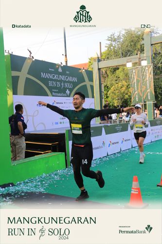 Race photo from Mangkunegaran Run 2024