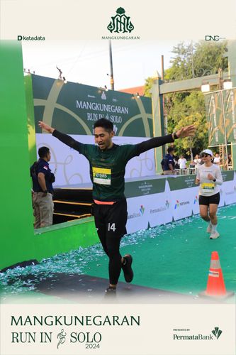 Race photo from Mangkunegaran Run 2024