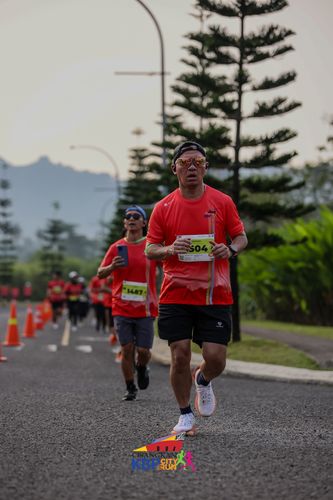 Race photo from CISANGKAN KBP CITY RUN 2025