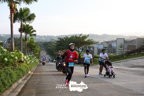 Race photo from Taman Budaya x BOGORUN 2025