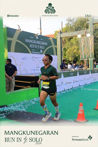 Race photo from Mangkunegaran Run 2024