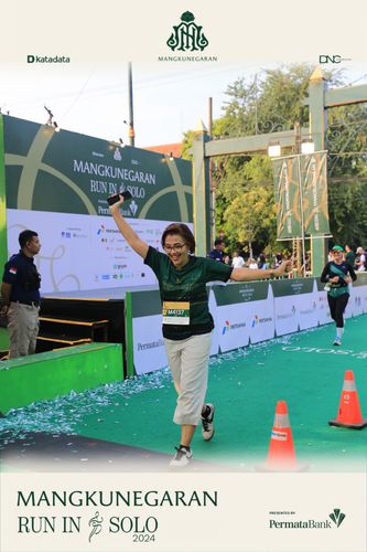 Race photo from Mangkunegaran Run 2024