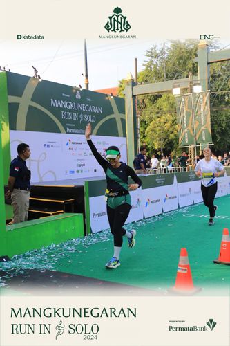 Race photo from Mangkunegaran Run 2024