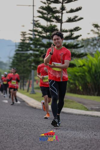 Race photo from CISANGKAN KBP CITY RUN 2025