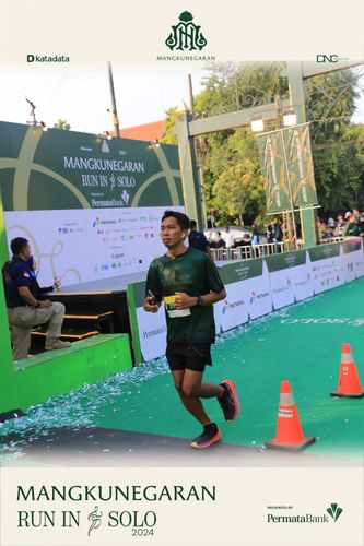 Race photo from Mangkunegaran Run 2024