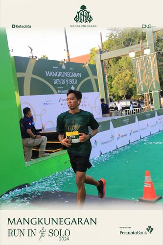 Race photo from Mangkunegaran Run 2024