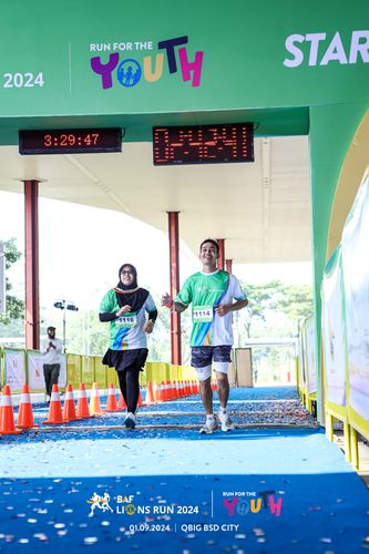 Race photo from BAF LIONS RUN 2024