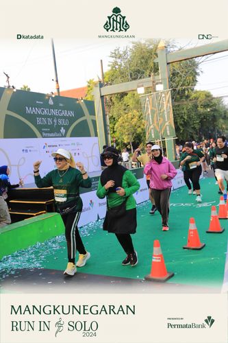 Race photo from Mangkunegaran Run 2024
