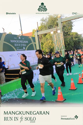 Race photo from Mangkunegaran Run 2024