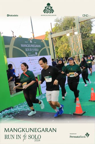 Race photo from Mangkunegaran Run 2024