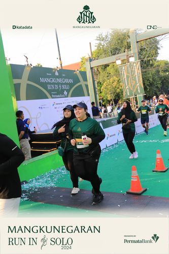 Race photo from Mangkunegaran Run 2024