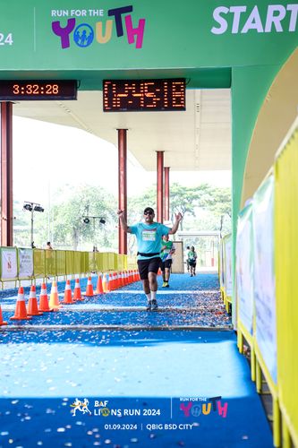 Race photo from BAF LIONS RUN 2024