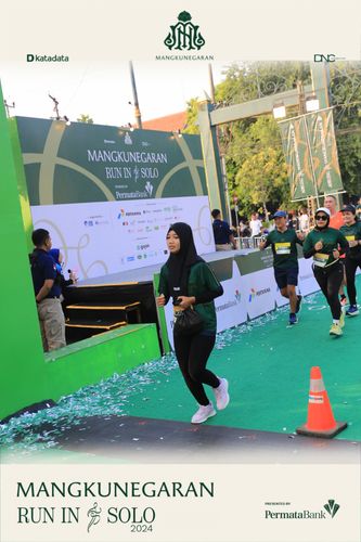 Race photo from Mangkunegaran Run 2024