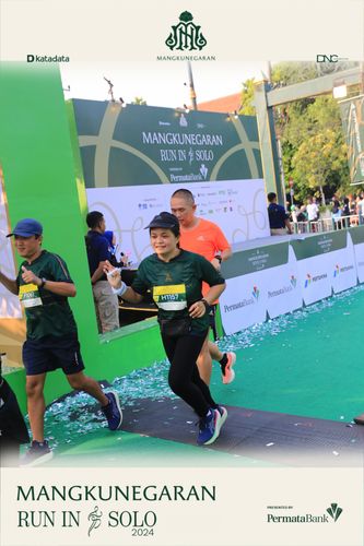 Race photo from Mangkunegaran Run 2024
